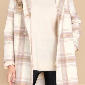MINKPINK IRIS CHECK COAT